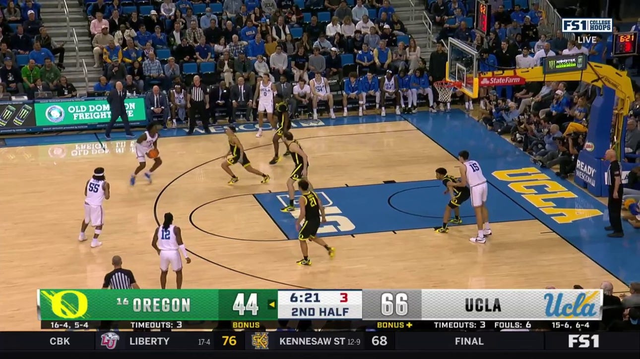 Eric Dailey Jr. drains turnaround 3-pointer, extending UCLA's lead vs. Oregon