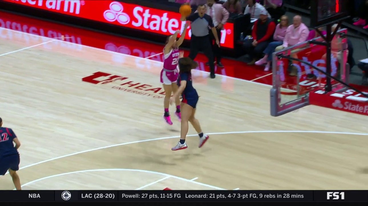 Utah's Jenna Johnson makes clutch 3-pointer to silence Arizona's comeback