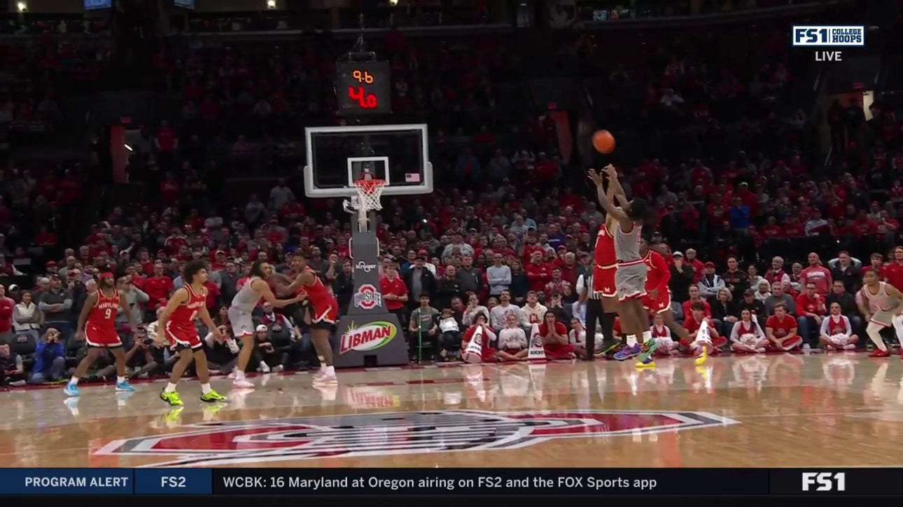 Ohio State's Bruce Thornton makes game-winning 3-pointer against Maryland