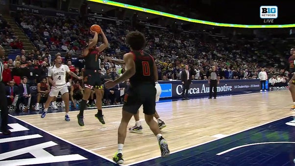 Maryland's Rodney Rice makes baseline jumper to seal win against Penn State