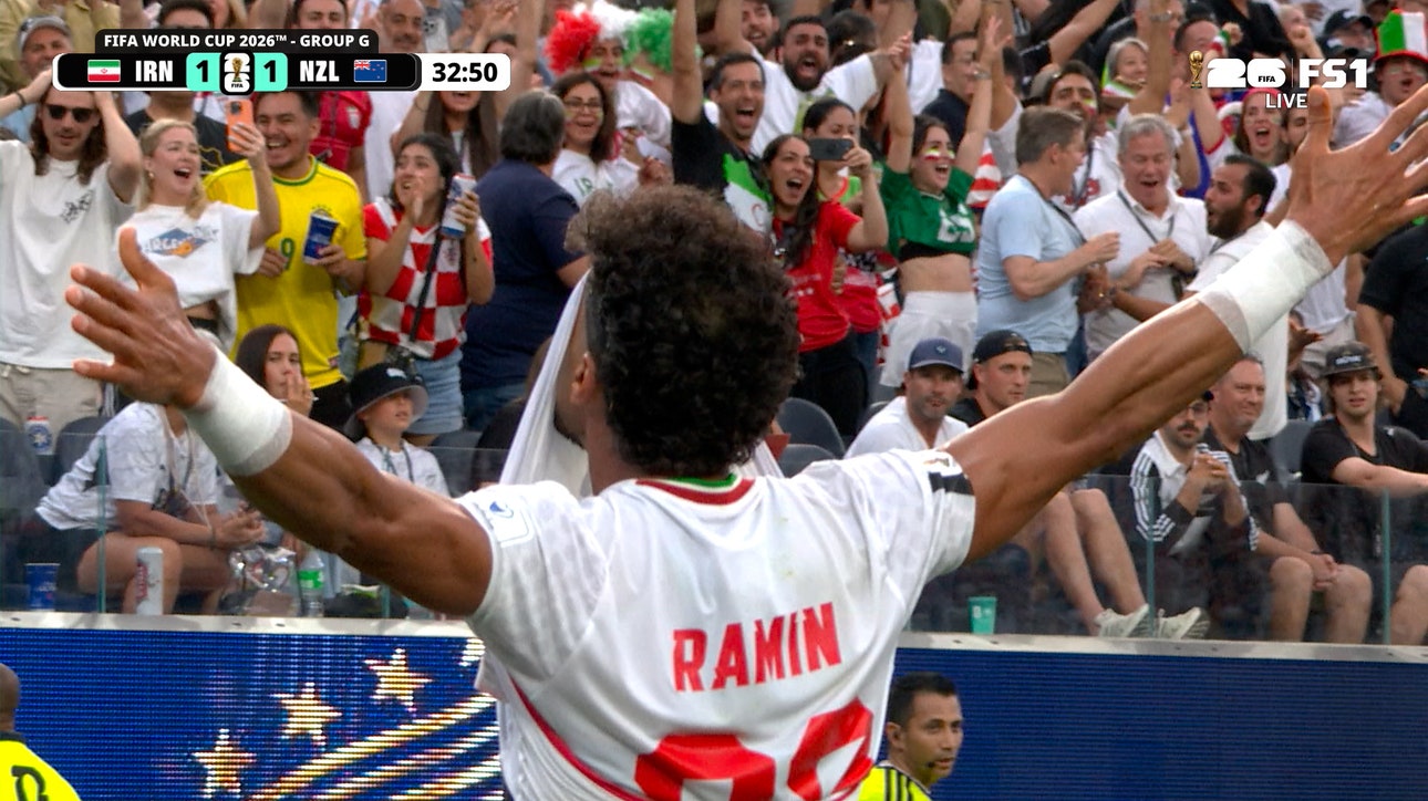 Iran’s Ramin Rezaeian scores equalizer against New Zealand | 2026 FIFA World Cup™