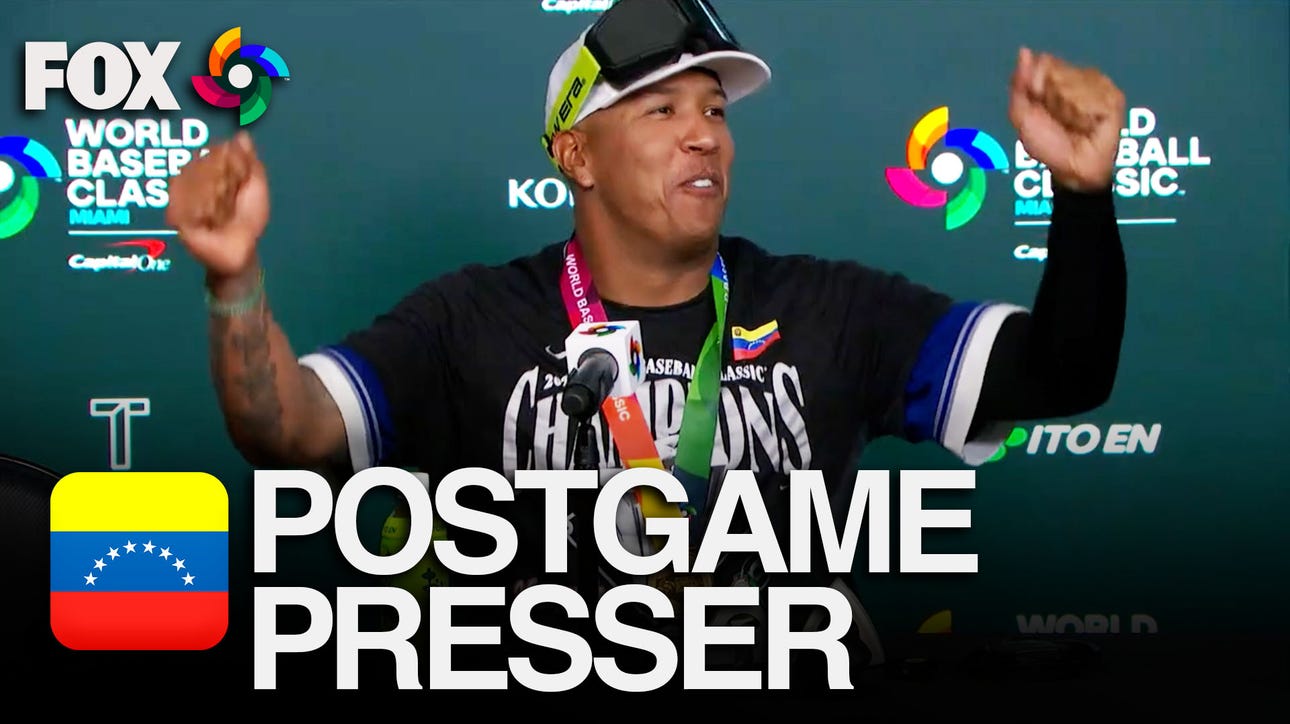 Postgame Press Conference: Venezuela’s Salvador Perez, Maikel Garcia & more reflect on WBC Final Win