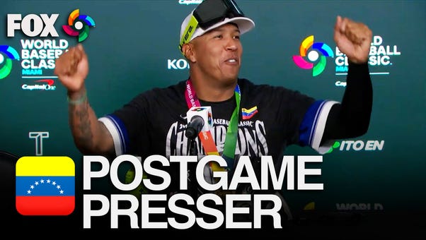 Postgame Press Conference: Venezuela’s Salvador Perez, Maikel Garcia & more reflect on WBC Final Win
