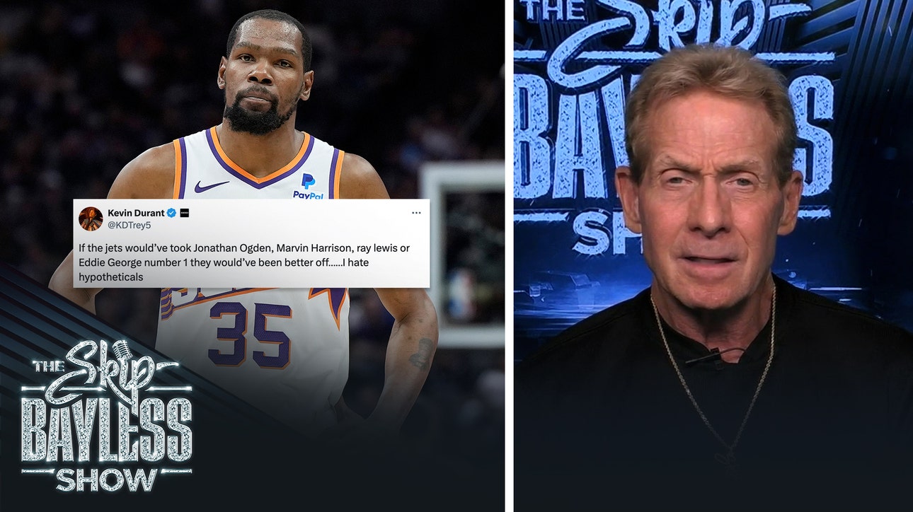 “It was a cheap shot.”  Skip reacts to Kevin Durant firing back at Keyshawn Johnson