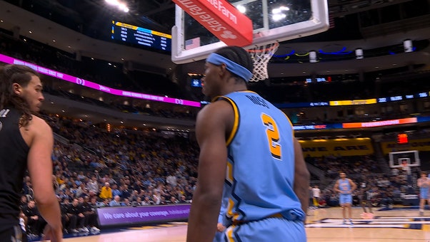 Chase Ross steals and HAMMERS fast break dunk, extending Marquette's lead over Xavier