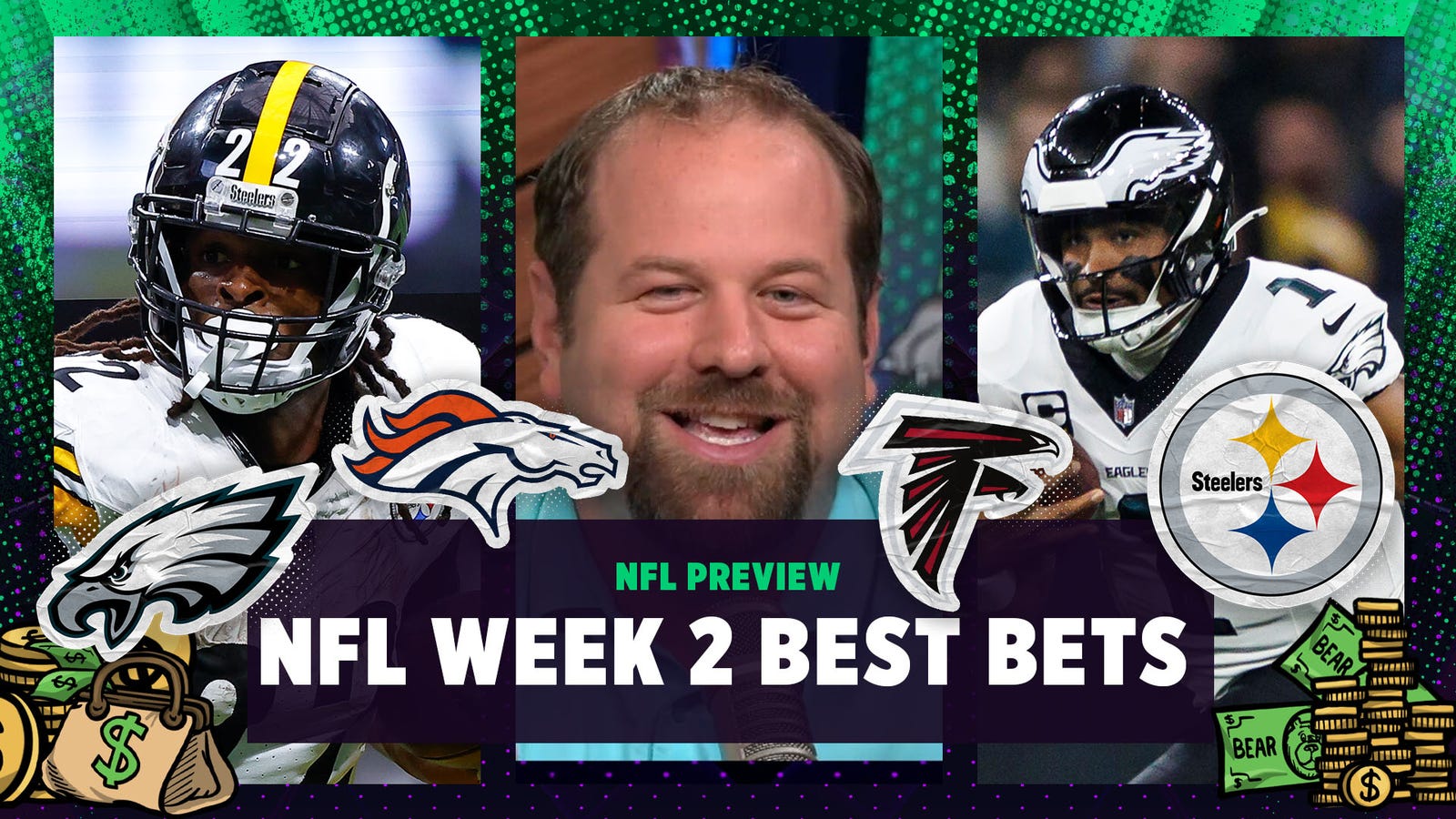 NFL Week 2 Best Bets: Eagles vs Falcons & Steelers vs Broncos