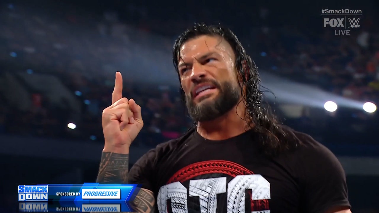 Roman Reigns smashes Solo Sikoa's bloodline during return to Roman Reigns smashes Solo Sikoa's bloodline during return to