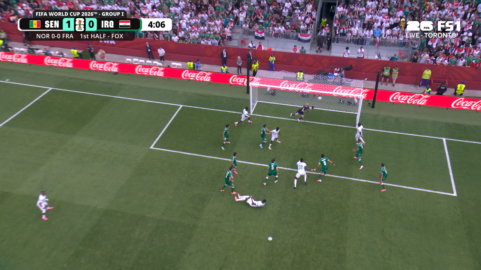 Habib Diarra gives Senegal early lead with goal vs Iraq | 2026 FIFA World Cup™