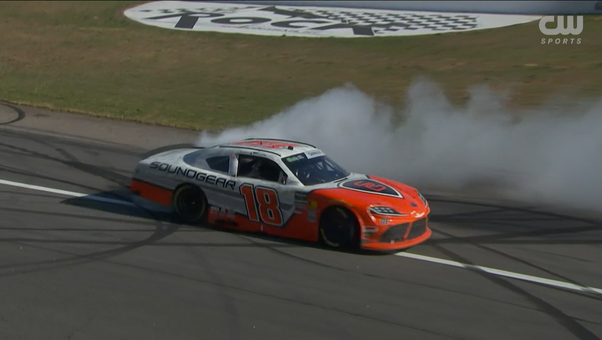 FINAL LAPS: William Sawalich takes the checkered flag at Rockingham Speedway 🏁 NASCAR on FOX