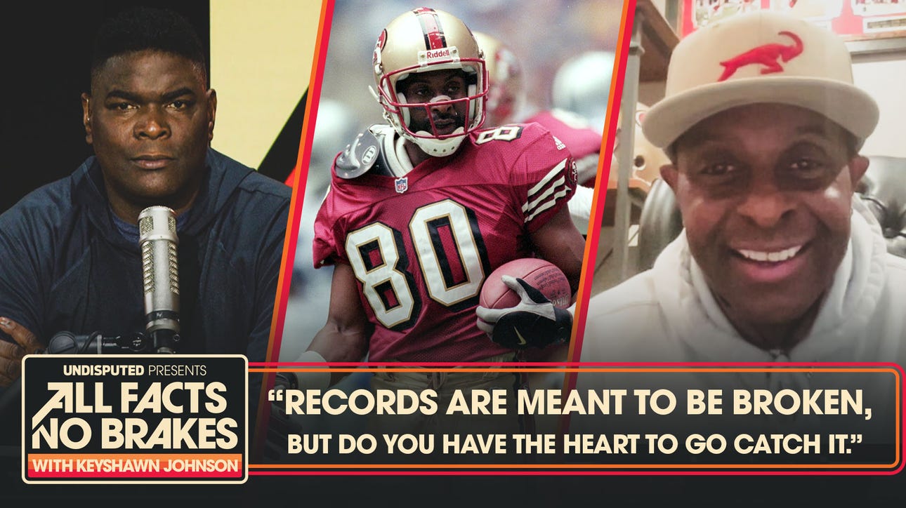 Jerry Rice challenges today’s NFL WRs: “Records are meant to be broken” | All Facts No Brakes