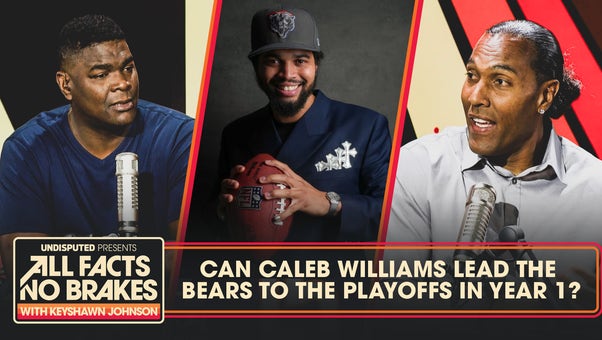 TJ Houshmandzadeh predicts Caleb Williams will lead the Bears to the playoffs | All Facts No Brakes