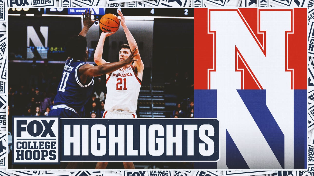 No. 8 Nebraska Cornhuskers vs. Northwestern Wildcats Highlights 🏀 FOX College Hoops