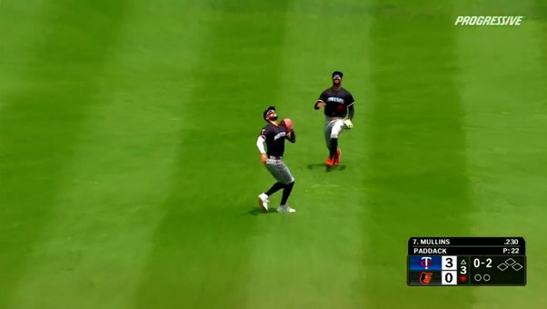 Twins' Byron Buxton and Carlos Correa exit the game after collision in outfield 
