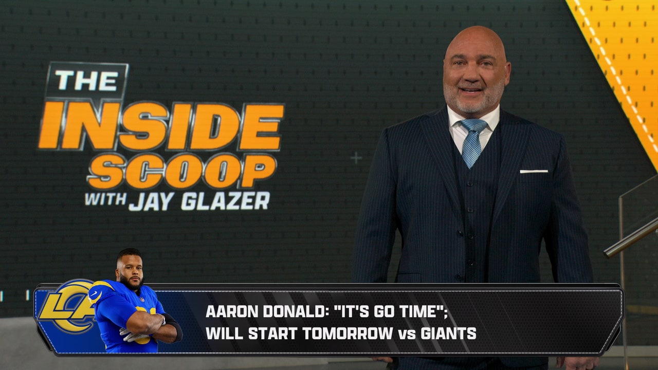 Aaron Donald set to start in Monday Night Football matchup vs Giants 🏈 FOX NFL Sunday