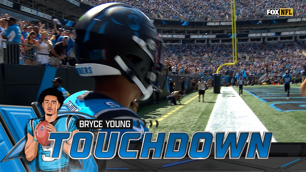 Bryce Young runs for four-yard TD, giving Panthers lead over Falcons | NFL Highlights