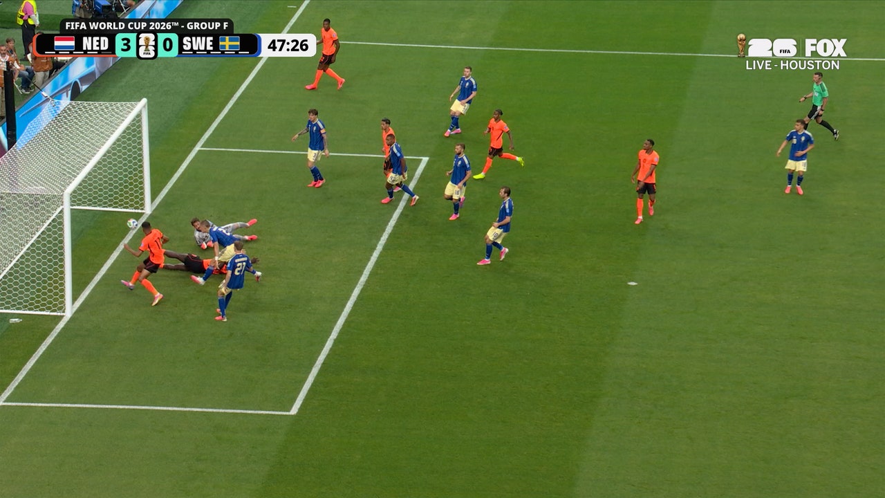 Cody Gakpo extends Netherlands’ lead with goal vs Sweden | 2026 FIFA World Cup™