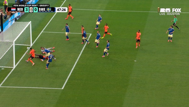 Cody Gakpo extends Netherlands’ lead with goal vs Sweden | 2026 FIFA World Cup™