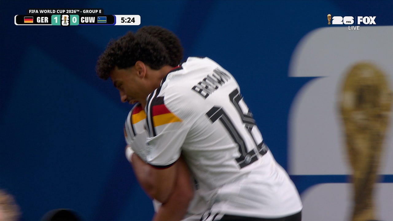 Felix Nmecha scores Germany’s first goal of 2026 FIFA World Cup™ to take 1-0 lead over Curaçao