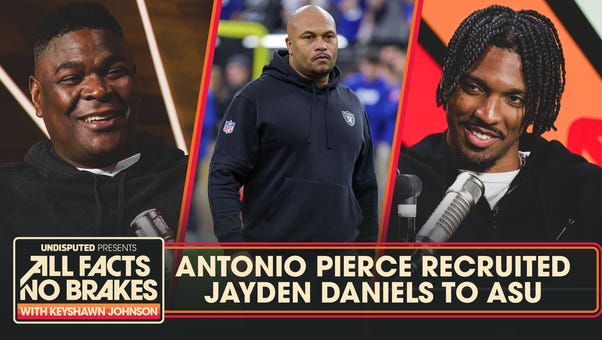 Jayden Daniels anticipates facing former coach & Raiders HC Antonio Pierce | All Facts No Brakes