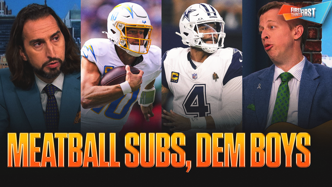Danny brings out MEATBALL SUB for Herbert-Chargers, Cowboys' issues, Rams will NOT win NFC | FTF