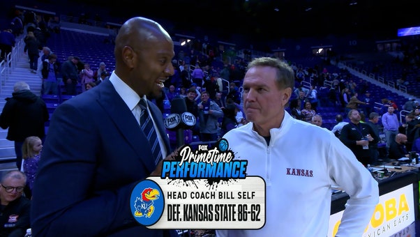 Bill Self Shares Keys to No. 19 Kansas' Primetime Performance in DOMINANT Win Against K-State 🏀 