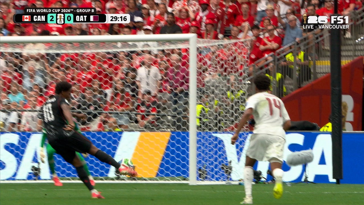 Jonathan David quickly extends Canada’s lead with goal vs Qatar | 2026 FIFA World Cup™