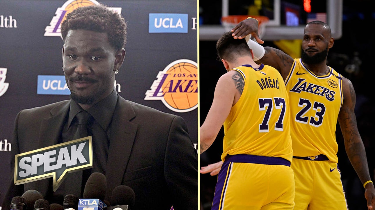 Is this Lakers squad Luka Doncic's team with Deandre Ayton not receiving a text from LeBron? | Speak