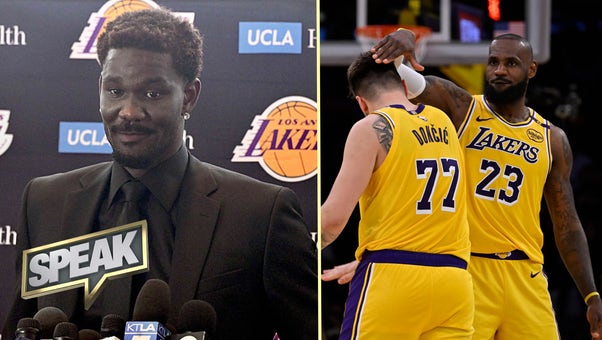 Is this Lakers squad Luka Doncic's team with Deandre Ayton not receiving a text from LeBron? | Speak