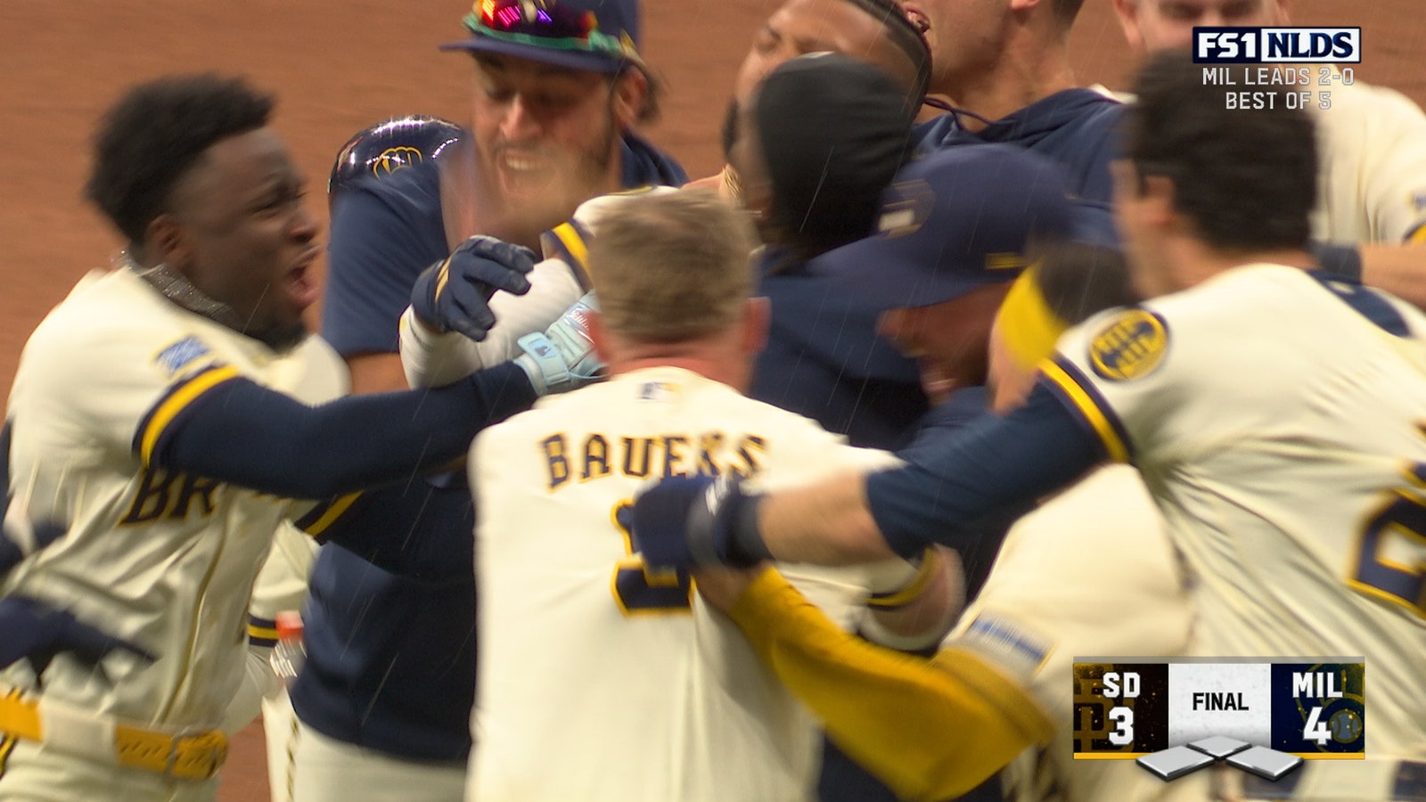 Jackson Chourio hits walk-off two-run single, helping Brewers defeat Padres, 4-3