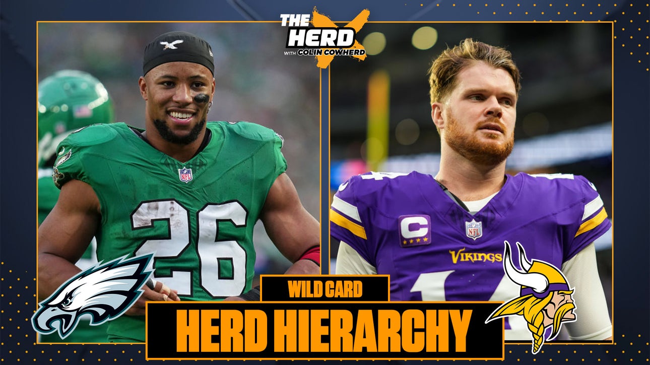 Herd Hierarchy: Eagles, Vikings sit in middle of Colin's Top 10 of Wild Card Weekend | The Herd