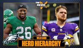 Herd Hierarchy: Eagles, Vikings sit in middle of Colin's Top 10 of Wild Card Weekend | The Herd