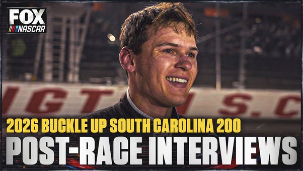 Corey Heim, Ross Chastain & More Interviews after Buckle Up South Carolina 200 🎤 NASCAR on FOX
