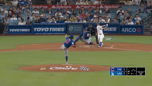 Tommy Edman smacks his SECOND homer of the game as Dodgers grab 2-1 lead over Cubs