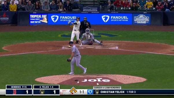 Brewers' Christian Yelich belts a WALK-OFF grand slam vs. Red Sox