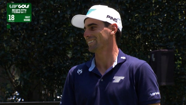 Joaquin Niemann makes hole-in-one on first shot at LIV Golf Mexico City