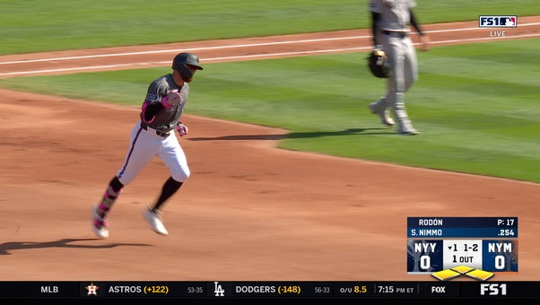 Brandon Nimmo hits grand slam, giving Mets early lead over Yankees