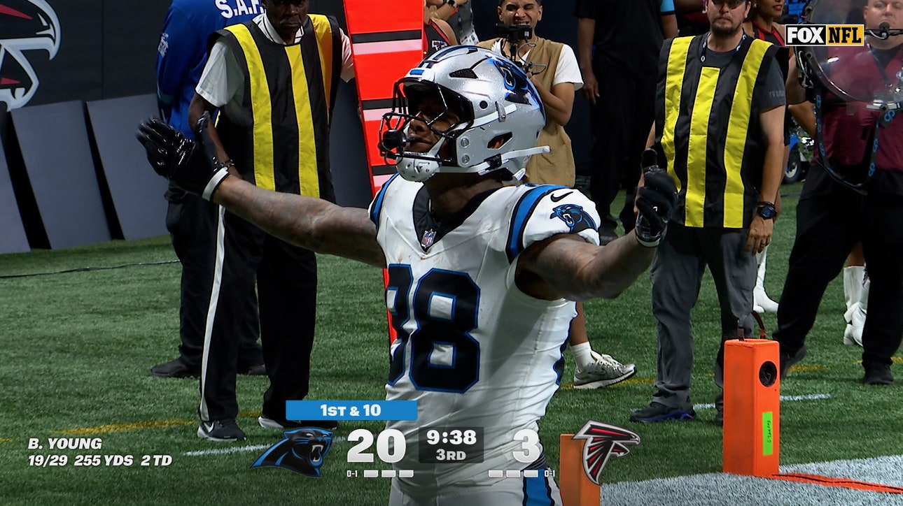 Bryce Young finds Darren Waller for 2nd receiving TD of game, extending Panthers' lead over Falcons | NFL Highlights