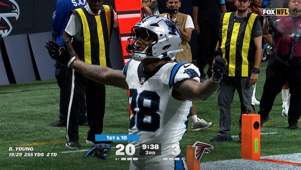 Bryce Young finds Darren Waller for 2nd receiving TD of game, extending Panthers' lead over Falcons