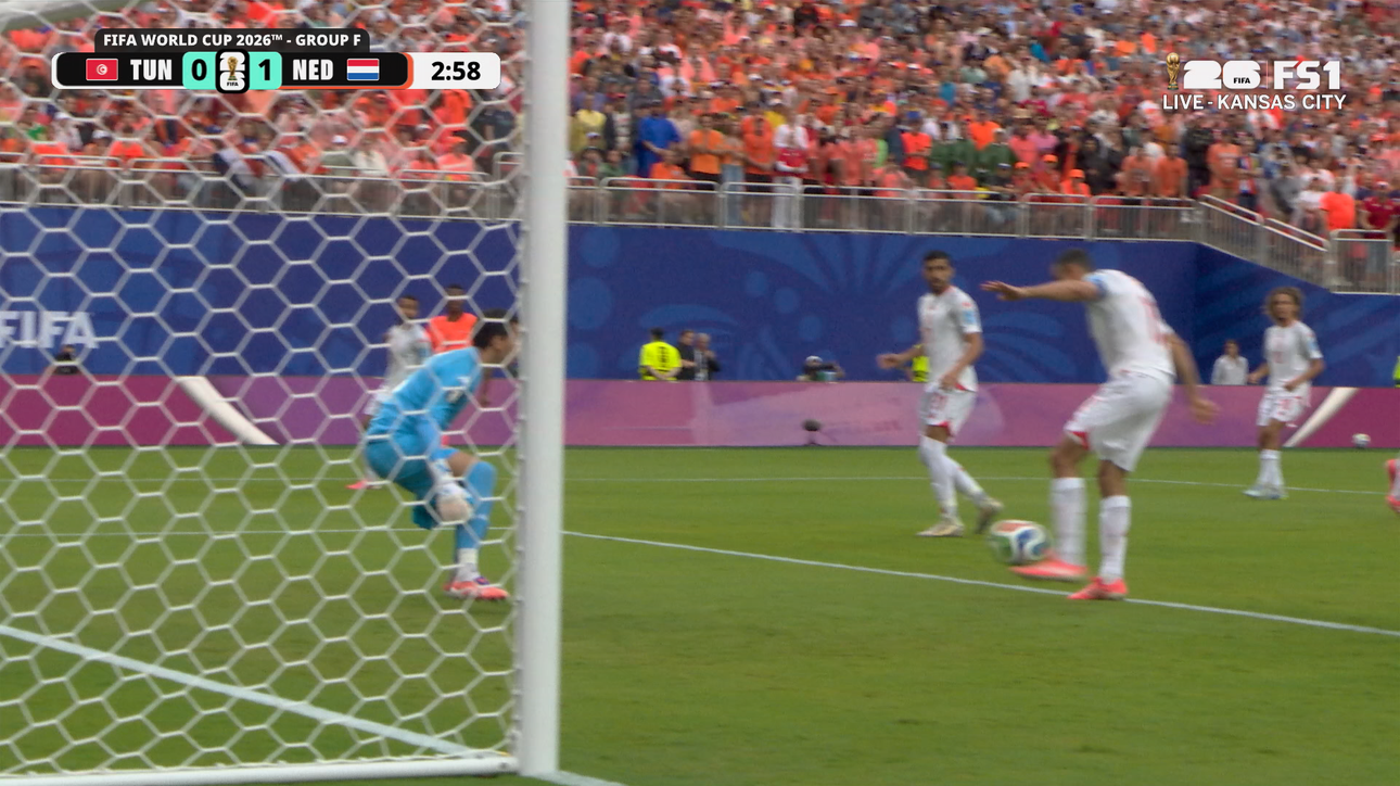 Netherlands gets early lead through Tunisia's own goal | 2026 FIFA World Cup™