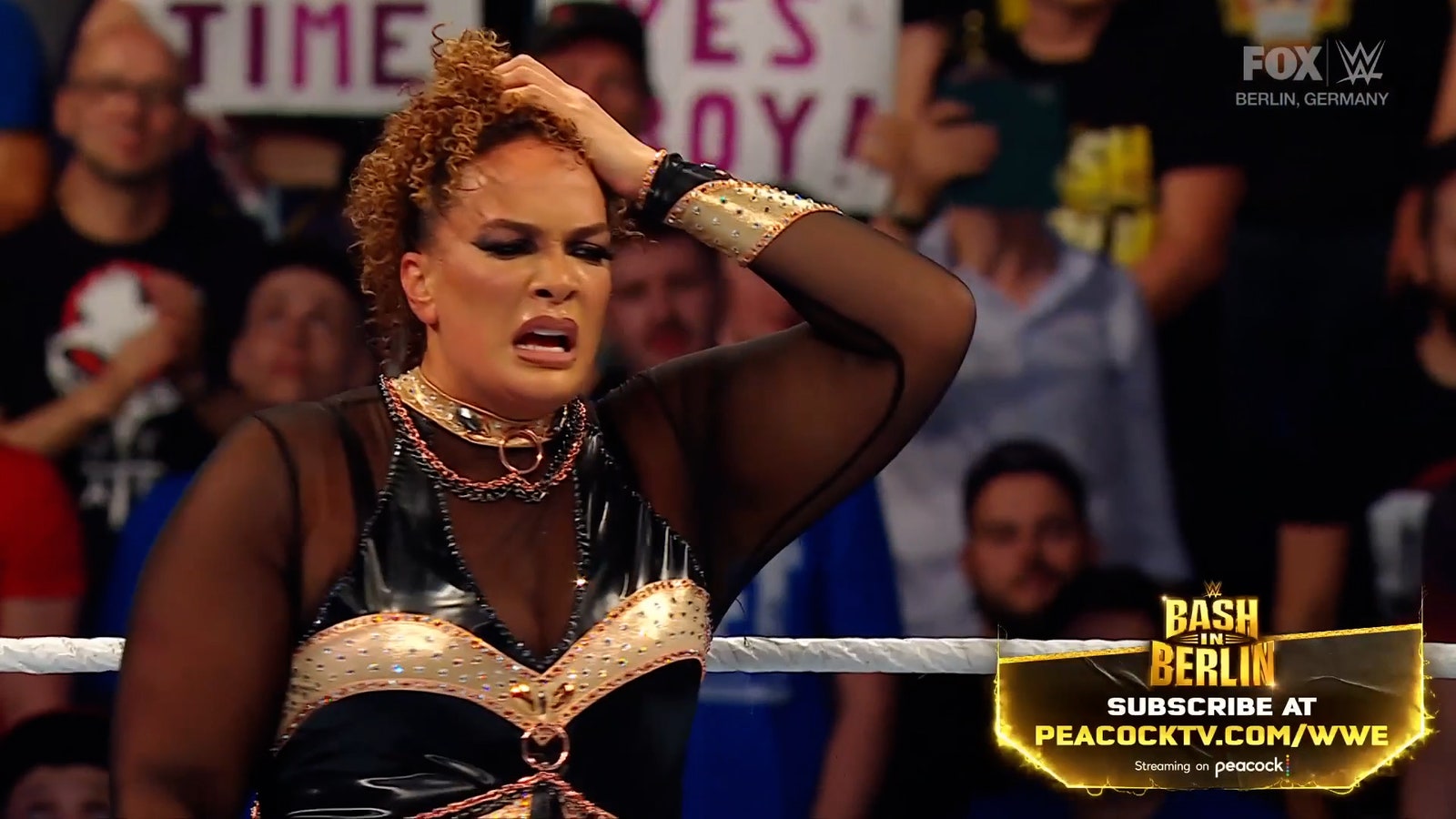 Michin tries to take Nia Jax down in a Street fight before Bash in Berlin | WWE on FOX