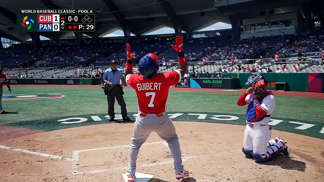 Yoelkis Guibert hits Cuba's first HR of 2026 WBC, taking lead over Panama