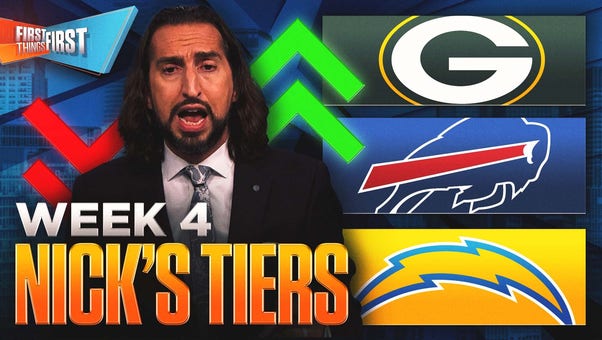 Chargers & Packers ‘might just be bad’, Bills ‘excellent’, Are the Chiefs atop Nick’s Tiers? | FTF