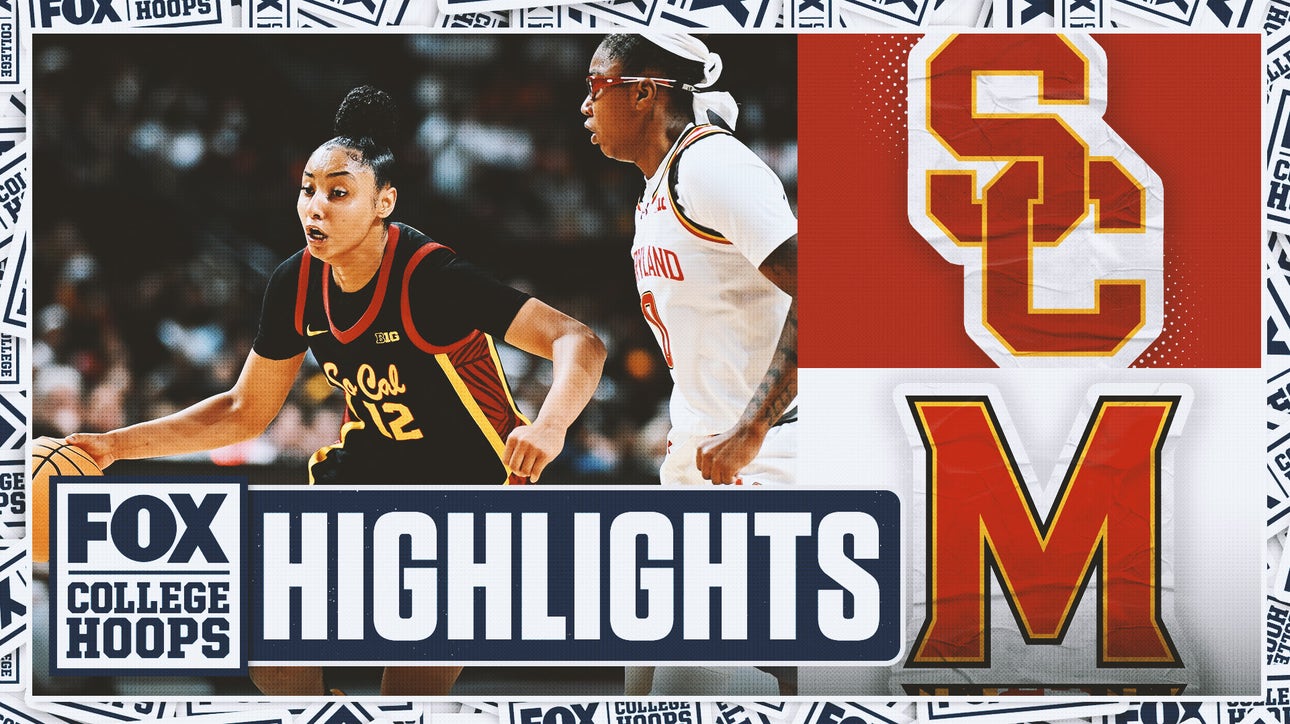 No. 4 USC Trojans vs. No. 8 Maryland Terrapins Highlights | FOX College Women's Hoops