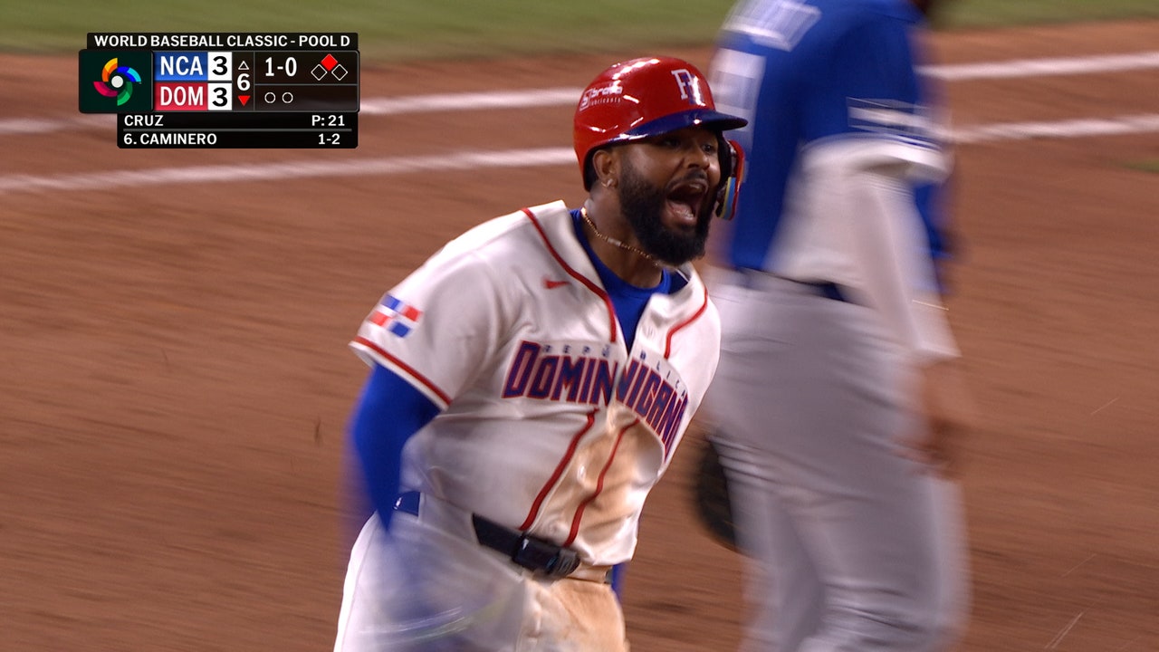 Dominican Republic's Junior Caminero rips go-ahead two-run homer, taking lead over Nicaragua