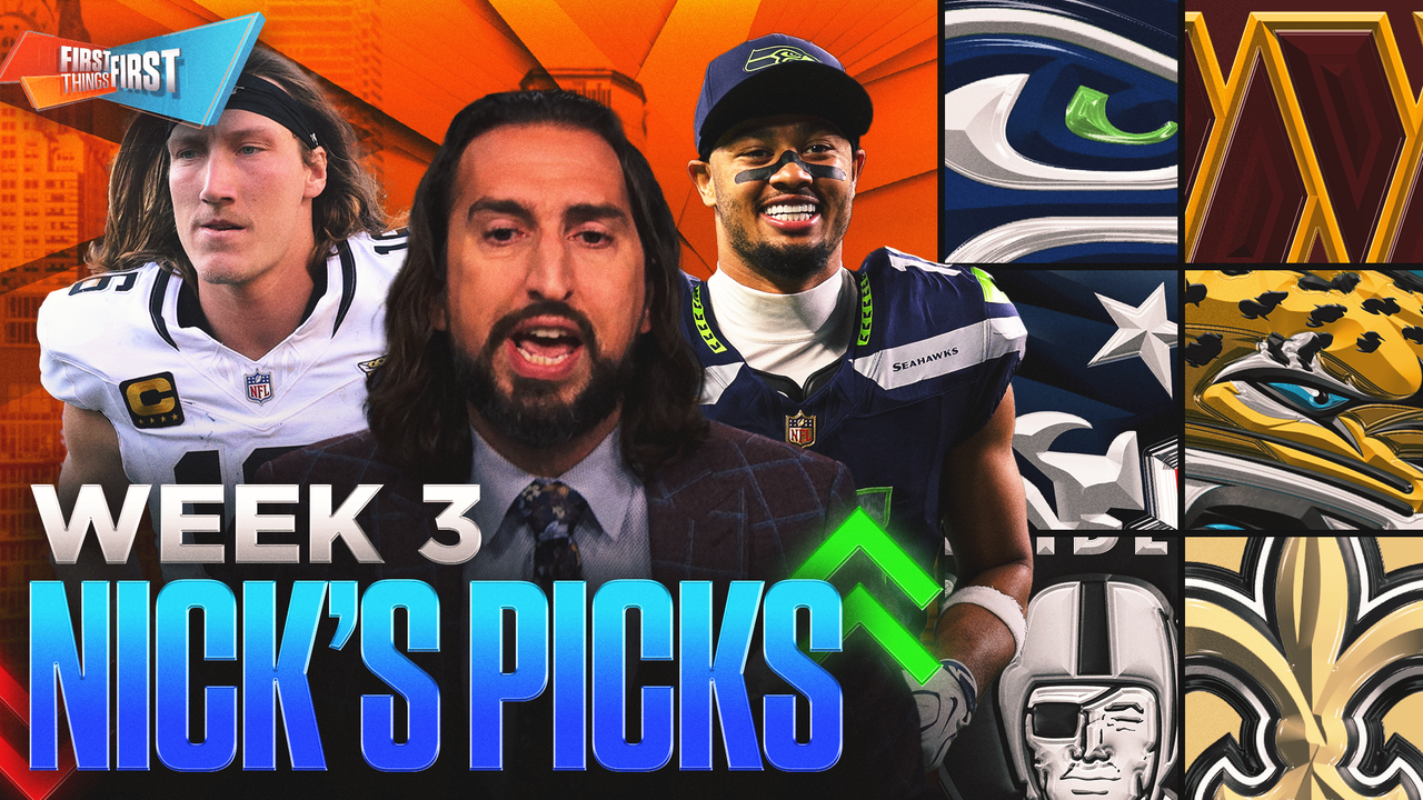 Seahawks are LOCK to beat the Commanders, can Raiders and Jaguars have Nick finish 3-0 in his Week 3 picks? 💰 FTF