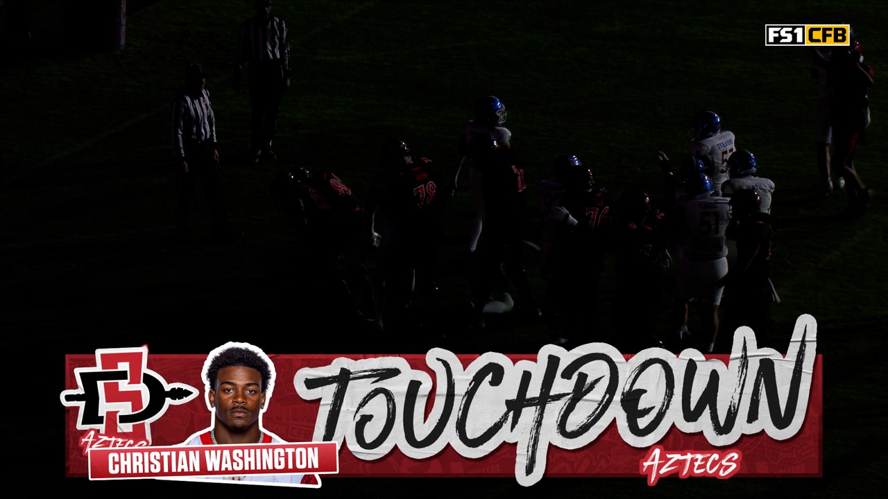 SDSU’s Christian Washington rushes for eight-yard TD, sealing win over SJSU