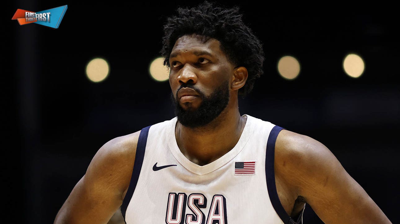 Joel Embiid plays zero minutes vs. South Sudan | First Things First 