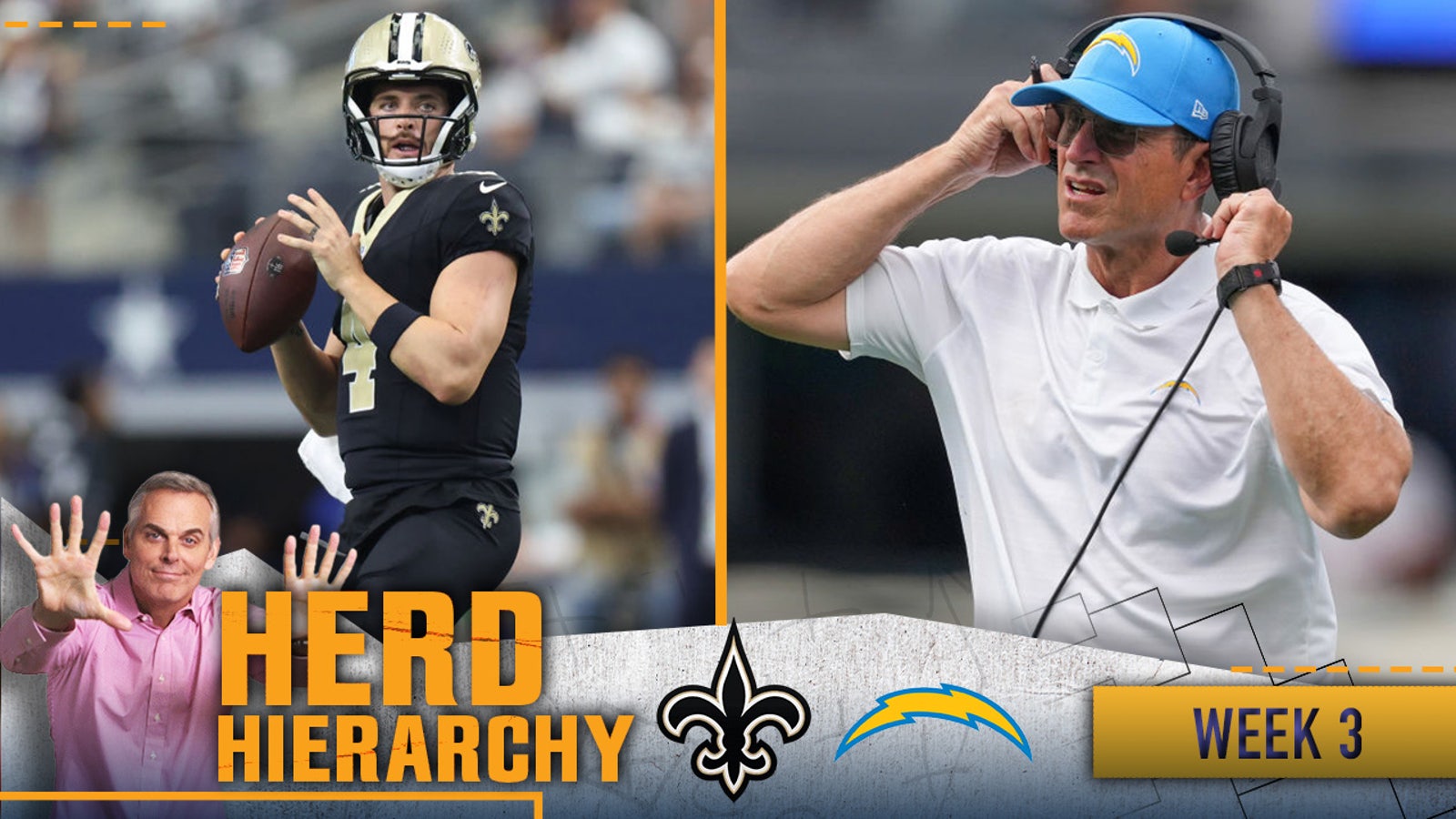 Herd Hierarchy: Chargers leap to Top 3, Saints join, 49ers drop in Week 3's Top 10 | The Herd