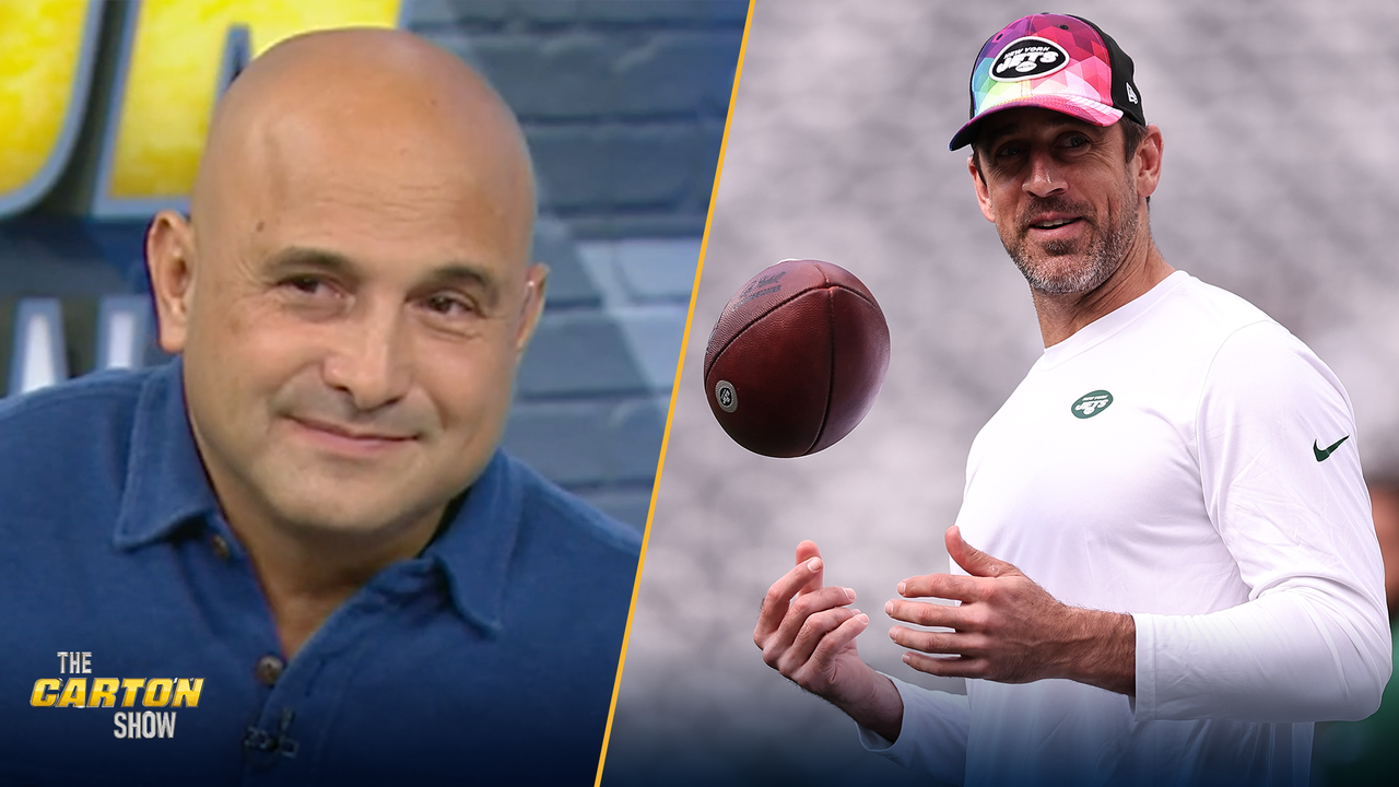 Surprised to see Aaron Rodgers throw on Jets sidelines? | The Carton Show