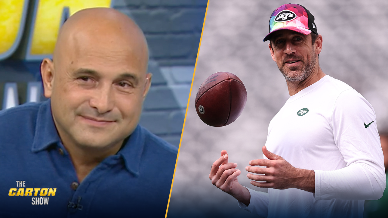 Surprised to see Aaron Rodgers throw on Jets sidelines? | The Carton Show